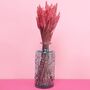 Coloured Glass Vase And Dried Flowers Gift Set, thumbnail 2 of 5