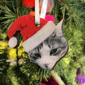 Personalised Pet Christmas Tree Decoration, 2 of 10