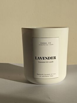 English Lavender Essential Oil Candle, 3 of 5