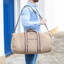 Personalised Canvas Holdall Bag With Shoulder Strap, thumbnail 5 of 8