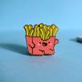 Cute French Fries Enamel Pin, thumbnail 2 of 5