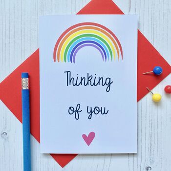Thinking Of You Rainbow Card, 3 of 4