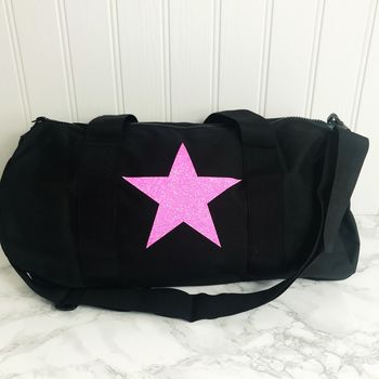 Girls Personalised Star Design Sleepover Bag, 4 of 9