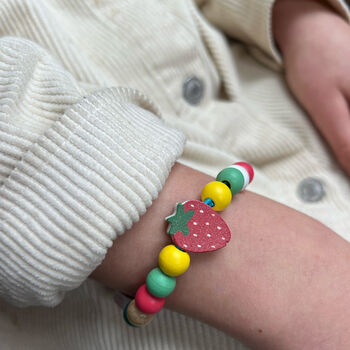Personalised Strawberry Bracelet Gift Kit, 3 of 3
