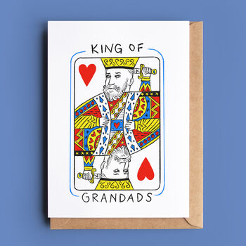 Playing Card King Of Dads, Daddies Or Grandads Card, 3 of 4