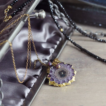 Amethyst, Gold And Diamond Chain Necklace, 8 of 12