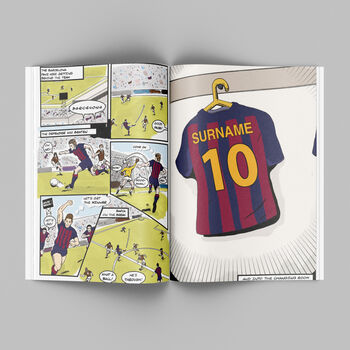 Create Your Own Personalised Football Comic Book, 4 of 8