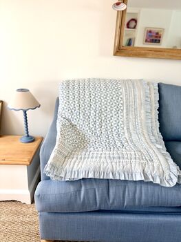 Indian Block Print Ruffle Quilt, 2 of 6