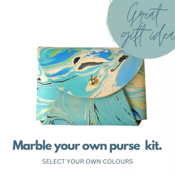 Diy Marble Your Own Purse Craft Kit, 2 of 9
