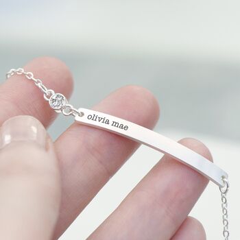 Personalised Birthstone Swarovski Crystal Bracelet, 2 of 7