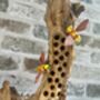 Handmade Wooden Beehive Bee Ornament Garden Sculpture, thumbnail 5 of 9