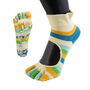Yoga And Pilates Anti Slip Serene Ankle Toe Socks, thumbnail 2 of 5