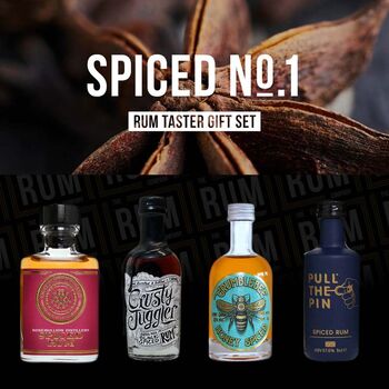 Spiced Rum Taster Set Gift Box One, 3 of 5