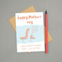 Cute Worm Mother's Day Card, thumbnail 1 of 2