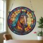 Horse Stained Glass Effect Suncatcher, thumbnail 4 of 6