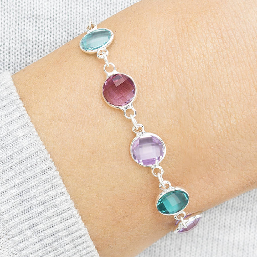 Create Your Own Family Birthstone Bracelet By Bloom Boutique Create Your Own Family Birthstone Bracelet