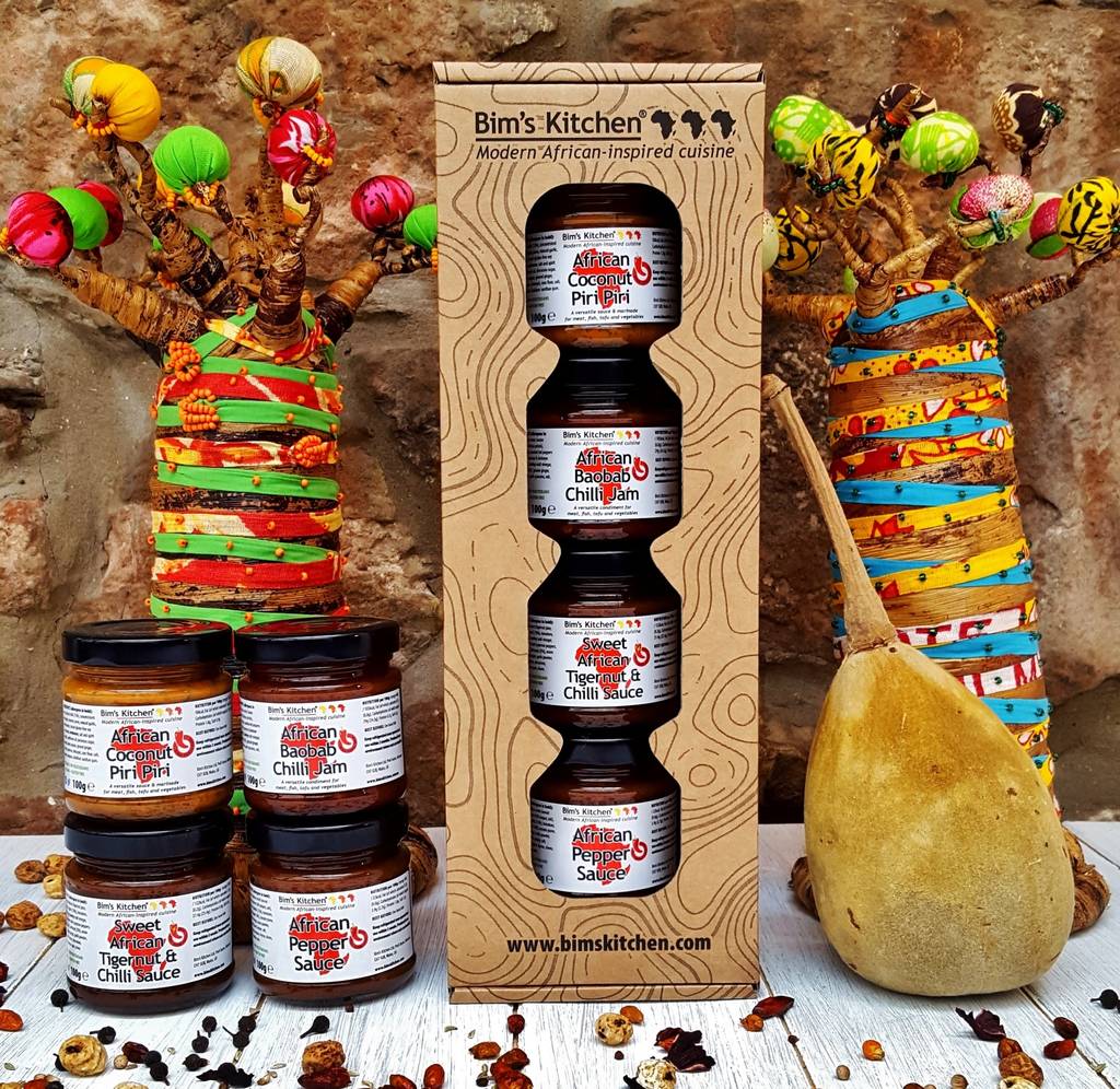 African Inspired Chilli Gift Set By Bim's Kitchen