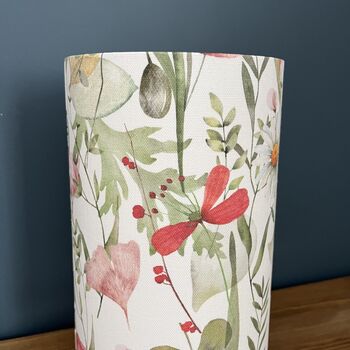 Alda Multi Spring Flowers Tall Cylinder Lampshade, 4 of 11