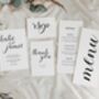 Calligraphy Style Concertina Wedding Invitations, thumbnail 4 of 4