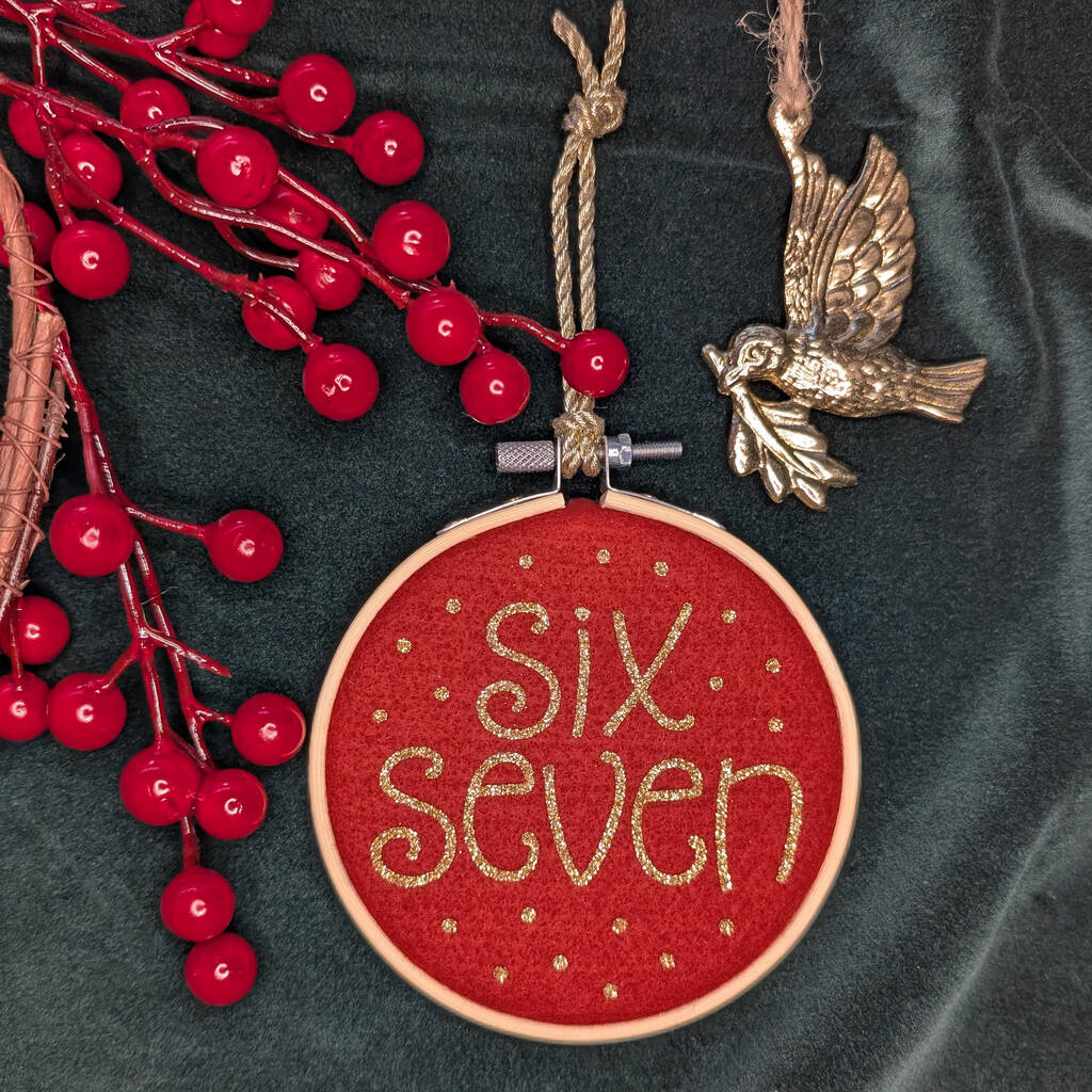 Six Seven Christmas Decoration, 1 of 3