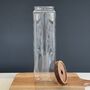 Slim Storage Jar With Acacia Wood Lid, thumbnail 8 of 8