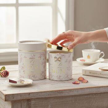 ‘With Love To A Fabulous Mum’ Luxury Scented Candle In Matching Gift Box, 2 of 6