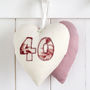 Personalised Number Heart Birthday Or Anniversary Gift, thumbnail 1 of 12