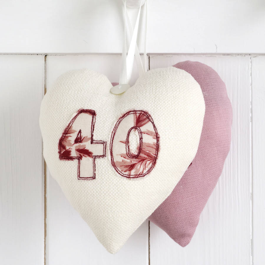 Personalised Number Heart Birthday Or Anniversary Gift, 1 of 12