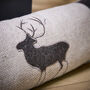 Grey Tweed Stag Draught Excluder, thumbnail 3 of 5