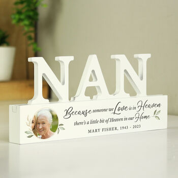Personalised Nan Memorial Photo Ornament, 3 of 3