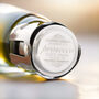 Personalised Stainless Steel Prosecco Bottle Stopper, thumbnail 1 of 4