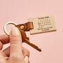 Personalised 'The Day You Became My…' Key Ring, thumbnail 1 of 7