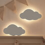 Two Rechargeable LED Cloud Children’s Wall Lights, thumbnail 2 of 6