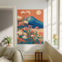Japanese Blue Mountain Art Print, thumbnail 3 of 5