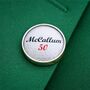 Personalised Golf Ball Lapel Pin Badge, thumbnail 1 of 5