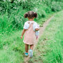 Personalised Initial Dusty Pink Girls Dress, thumbnail 4 of 10