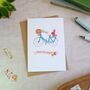 Rosy Bicycle Birthday Card, thumbnail 1 of 7