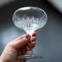Dahlia Inspired Personalised Coupe Glass, thumbnail 6 of 8