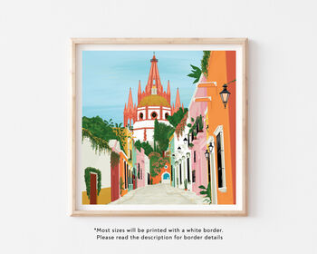 San Miguel De Allende In Mexico Art Print, 3 of 3