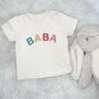 Mama And Baba Matching T Shirt Set, thumbnail 2 of 5