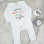 Personalised Happy First Mother's Day Bright Babygrow, thumbnail 6 of 9