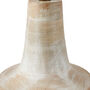 White Wash Wood Textured Table Lamp With Tall Neck, thumbnail 6 of 9
