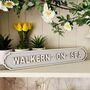 Personalised Wedding City Vintage Wooden Road Signs, thumbnail 1 of 10