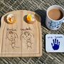 Personalised Breakfast Board With Child's Drawing, thumbnail 3 of 5