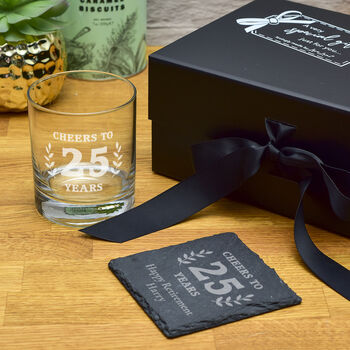 Personalised Retirement Cheers Engraved Whiskey Glass, 4 of 8