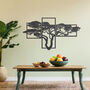 Minimalist Forest Scene Plywood Wall Artwork, thumbnail 3 of 7