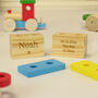 Personalised Name Star Wooden Toy Train, thumbnail 8 of 9