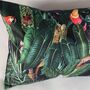 Velvet Rainforest Rectangular Cushion Cover, thumbnail 5 of 6