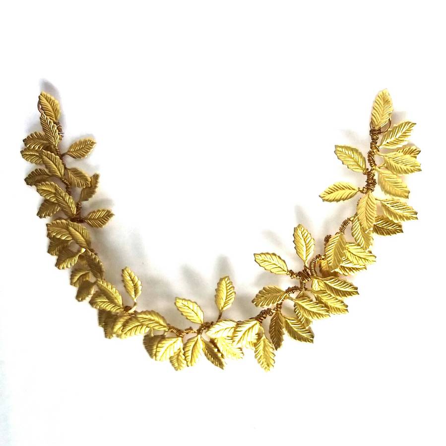 gold leaf hair vine by la belle epoque