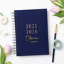 Personalised Classic 2025/26 Mid Year Diary, thumbnail 1 of 9
